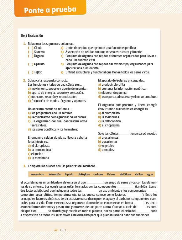 Savia Biolog A Secundaria